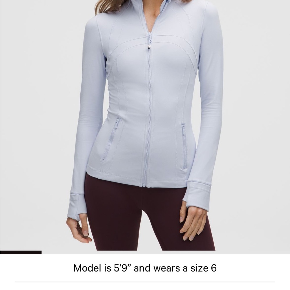 Lululemon Athletica Light Gray Zip-Up Hoodie